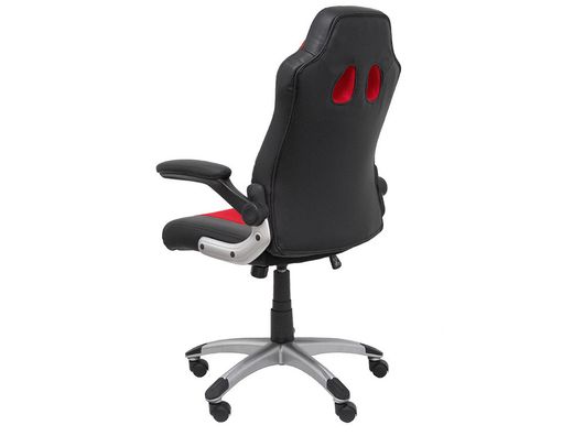 Silla gaming Talave similpiel negro y rojo
