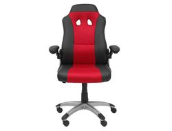 Silla gaming Talave similpiel negro y rojo
