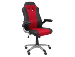 Silla gaming Talave similpiel negro y rojo