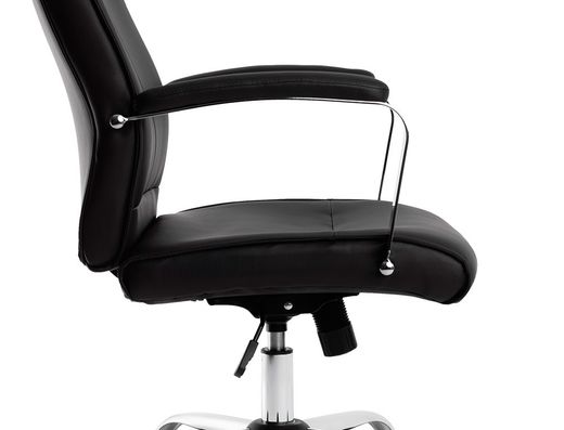 Silla q-connect direccion mode na simil piel base metalica alt max 1210 anc 630 prof 650 mm ruedas premium color negro