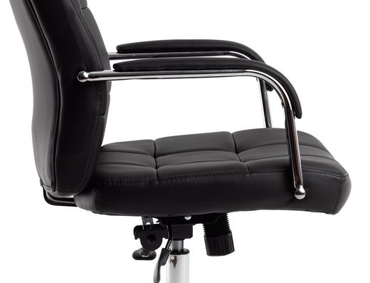 Silla q-connect direccion piav e simil piel base metalica alt max 1250 anc 610 prof 700 mm ruedas premium color negro