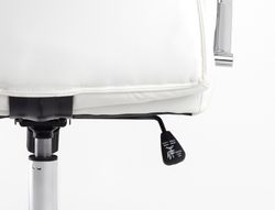 Silla q-connect direccion vero na simil piel base metalica alt max 1210 anc 650 prof 730 mm ruedas premium color blanco