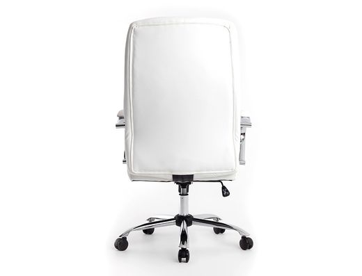 Silla q-connect direccion vero na simil piel base metalica alt max 1210 anc 650 prof 730 mm ruedas premium color blanco