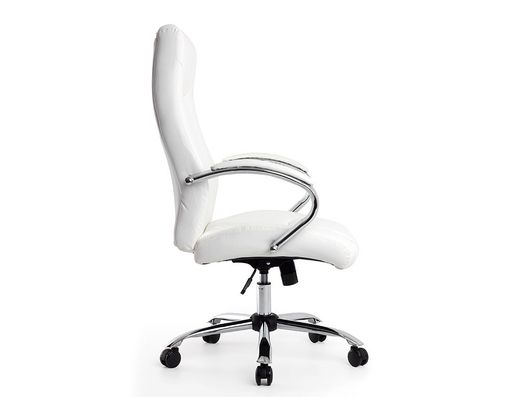Silla q-connect direccion vero na simil piel base metalica alt max 1210 anc 650 prof 730 mm ruedas premium color blanco