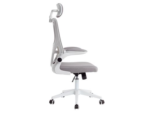 Silla q-connect ergonomica pal ermo malla base nylon alt max 1300 anc 610 prof 600 ruedas premium color blanco gris
