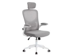 Silla q-connect ergonomica pal ermo malla base nylon alt max 1300 anc 610 prof 600 ruedas premium color blanco gris