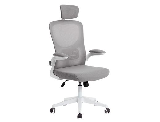 Silla q-connect ergonomica pal ermo malla base nylon alt max 1300 anc 610 prof 600 ruedas premium color blanco gris
