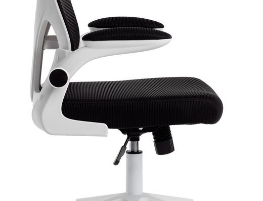 Silla q-connect ergonomica pal ermo malla base nylon alt max 1300 anc 610 prof 600 ruedas premium color blanco negro