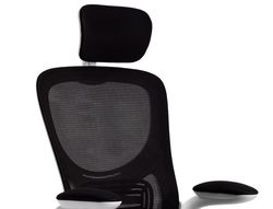 Silla q-connect ergonomica pal ermo malla base nylon alt max 1300 anc 610 prof 600 ruedas premium color blanco negro