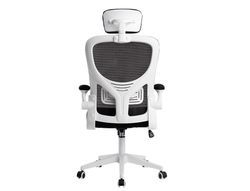 Silla q-connect ergonomica pal ermo malla base nylon alt max 1300 anc 610 prof 600 ruedas premium color blanco negro