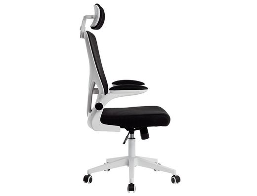 Silla q-connect ergonomica pal ermo malla base nylon alt max 1300 anc 610 prof 600 ruedas premium color blanco negro