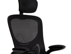 Silla q-connect ergonomica pal ermo malla base nylon alt max 1300 anc 610 prof 600 ruedas premium color negro