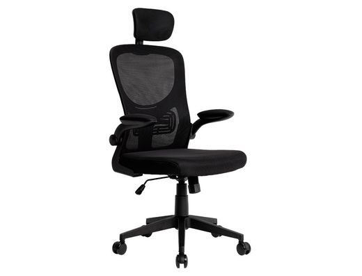 Silla q-connect ergonomica pal ermo malla base nylon alt max 1300 anc 610 prof 600 ruedas premium color negro