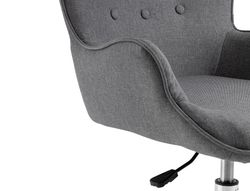 Silla q-connect escritorio mes sina base metalica alt max 960 anc 570 prof 620 ruedas premium color gris