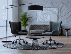 Silla q-connect escritorio mes sina base metalica alt max 960 anc 570 prof 620 ruedas premium color negro