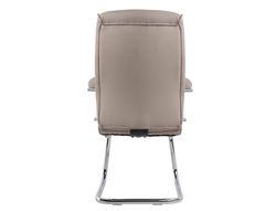 Silla q-connect escritorio mod ena simil piel base metalica alt max 1050 anc 630 prof 650 color gris