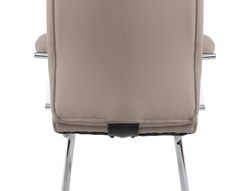 Silla q-connect escritorio mod ena simil piel base metalica alt max 1050 anc 630 prof 650 color gris