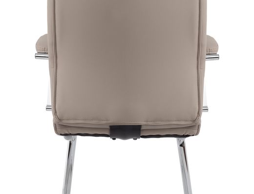 Silla q-connect escritorio mod ena simil piel base metalica alt max 1050 anc 630 prof 650 color gris