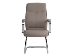 Silla q-connect escritorio mod ena simil piel base metalica alt max 1050 anc 630 prof 650 color gris