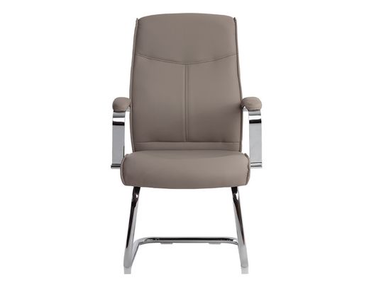 Silla q-connect escritorio mod ena simil piel base metalica alt max 1050 anc 630 prof 650 color gris