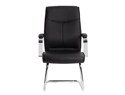 Silla q-connect escritorio mod ena simil piel base metalica alt max 1050 anc 630 prof 650 color negro