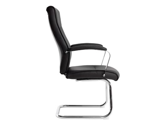 Silla q-connect escritorio mod ena simil piel base metalica alt max 1050 anc 630 prof 650 color negro