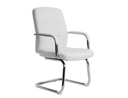Silla q-connect escritorio pia ve simil piel base metalica alt max 1050 anc 610 prof 680 color blanco