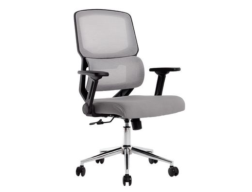 Silla q-connect oficina lucca malla base metalica alt max 1090 anc 700 prof 650 ruedas premium color negro gris