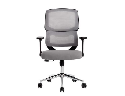 Silla q-connect oficina lucca malla base metalica alt max 1090 anc 700 prof 650 ruedas premium color negro gris