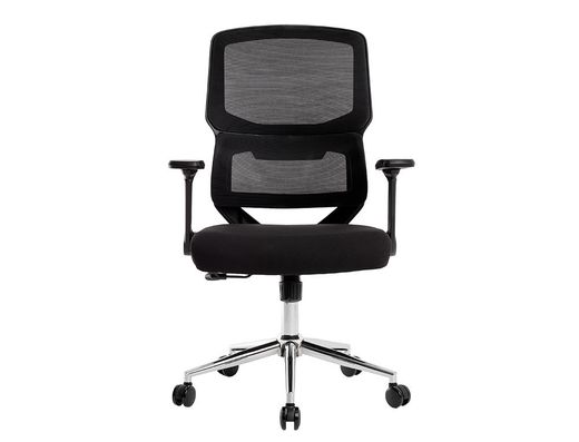 Silla q-connect oficina lucca malla base metalica alt max 1090 anc 700 prof 650 ruedas premium color negro