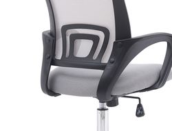 Silla q-connect oficina siena malla base metalica alt max 1000 anc 560 prof 570 ruedas premium color blanco gris