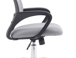 Silla q-connect oficina siena malla base metalica alt max 1000 anc 560 prof 570 ruedas premium color blanco gris