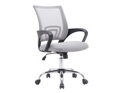 Silla q-connect oficina siena malla base metalica alt max 1000 anc 560 prof 570 ruedas premium color blanco gris