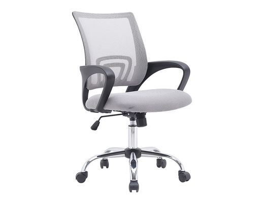 Silla q-connect oficina siena malla base metalica alt max 1000 anc 560 prof 570 ruedas premium color blanco gris