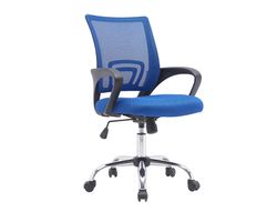 Silla q-connect oficina siena malla base metalica alt max 1000 anc 560 prof 570 ruedas premium color negro azul