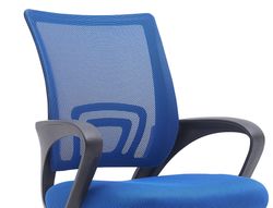 Silla q-connect oficina siena malla base metalica alt max 1000 anc 560 prof 570 ruedas premium color negro azul