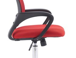 Silla q-connect oficina siena malla base metalica alt max 1000 anc 560 prof 570 ruedas premium color negro rojo
