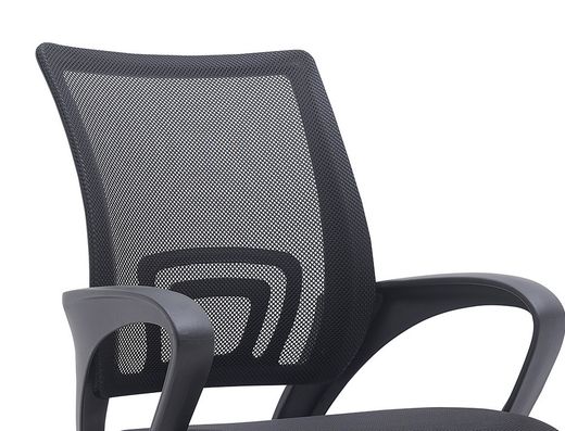 Silla q-connect oficina siena malla base metalica alt max 1000 anc 560 prof 570 ruedas premium color negro