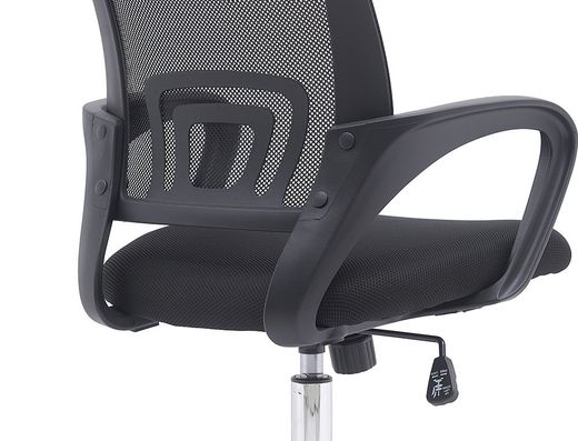 Silla q-connect oficina siena malla base metalica alt max 1000 anc 560 prof 570 ruedas premium color negro