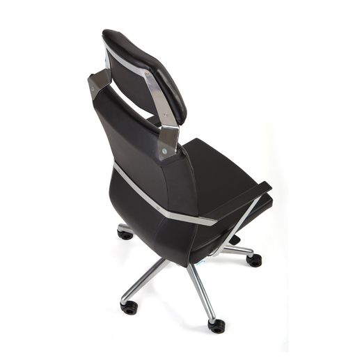 Silla Símil Piel Dirección Rd-998 Negro Con Reposacabezas Rd-952