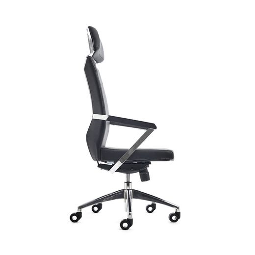 Silla Símil Piel Dirección Rd-998 Negro Con Reposacabezas Rd-952