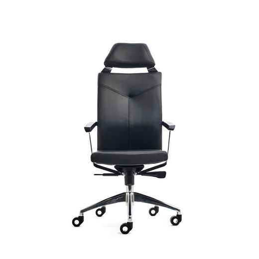 Silla Símil Piel Dirección Rd-998 Negro Con Reposacabezas Rd-952