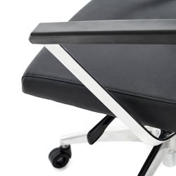 Silla Símil Piel Dirección Rd-998 Negro Con Reposacabezas Rd-952