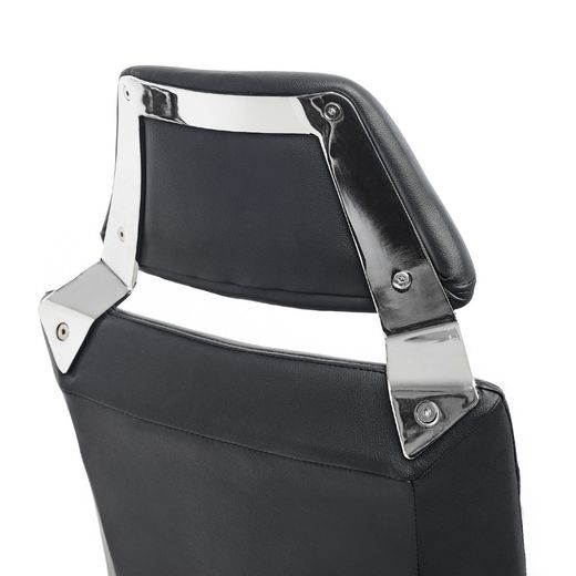 Silla Símil Piel Dirección Rd-998 Negro Con Reposacabezas Rd-952