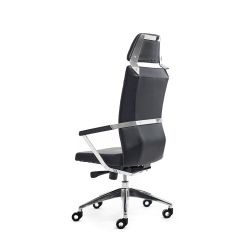 Silla Símil Piel Dirección Rd-998 Negro Con Reposacabezas Rd-952