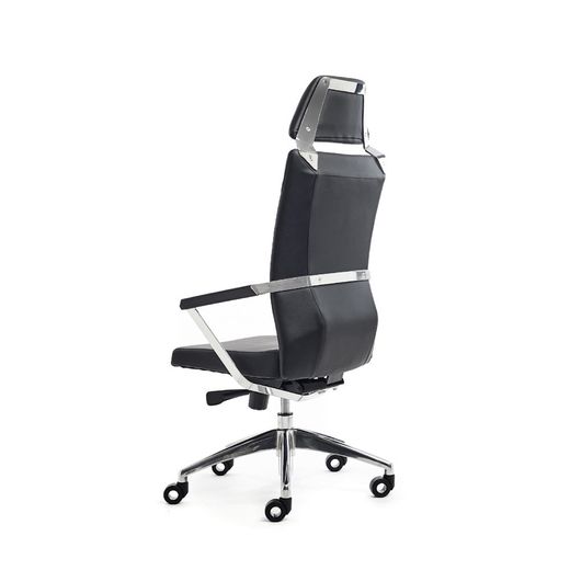 Silla Símil Piel Dirección Rd-998 Negro Con Reposacabezas Rd-952