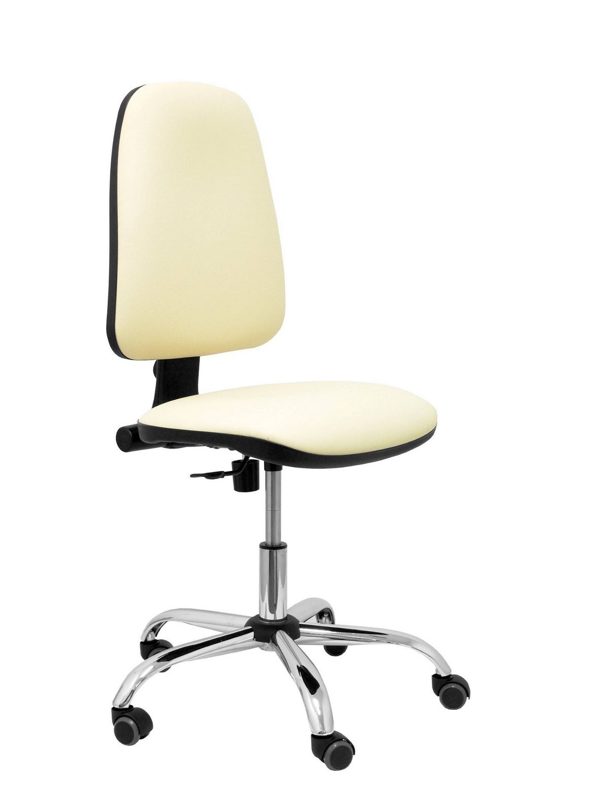 Silla Socovos similpiel crema