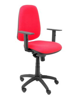 Silla Tarancón bali rojo con brazos regulables
