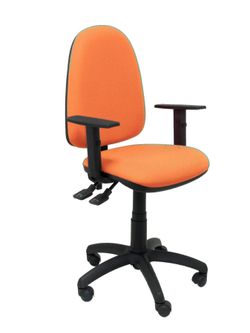 Silla Tribaldos con brazos regulables naranja