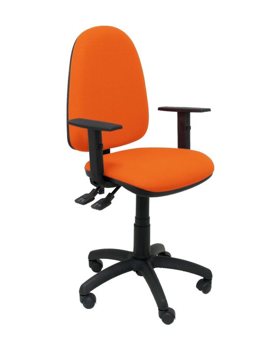 Silla Tribaldos naranja con brazos regulables